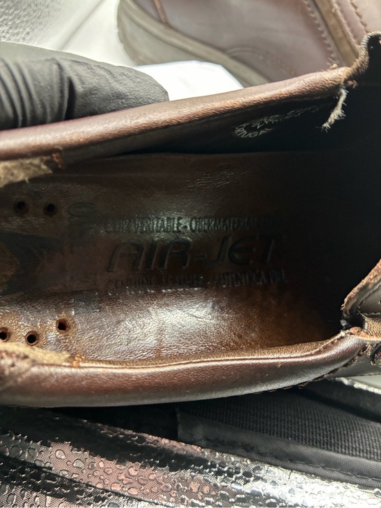 Mephisto Air Jet Leather Slip on Shoes Comfort Walking Loafers Brown Men’s 8.5 main image 13